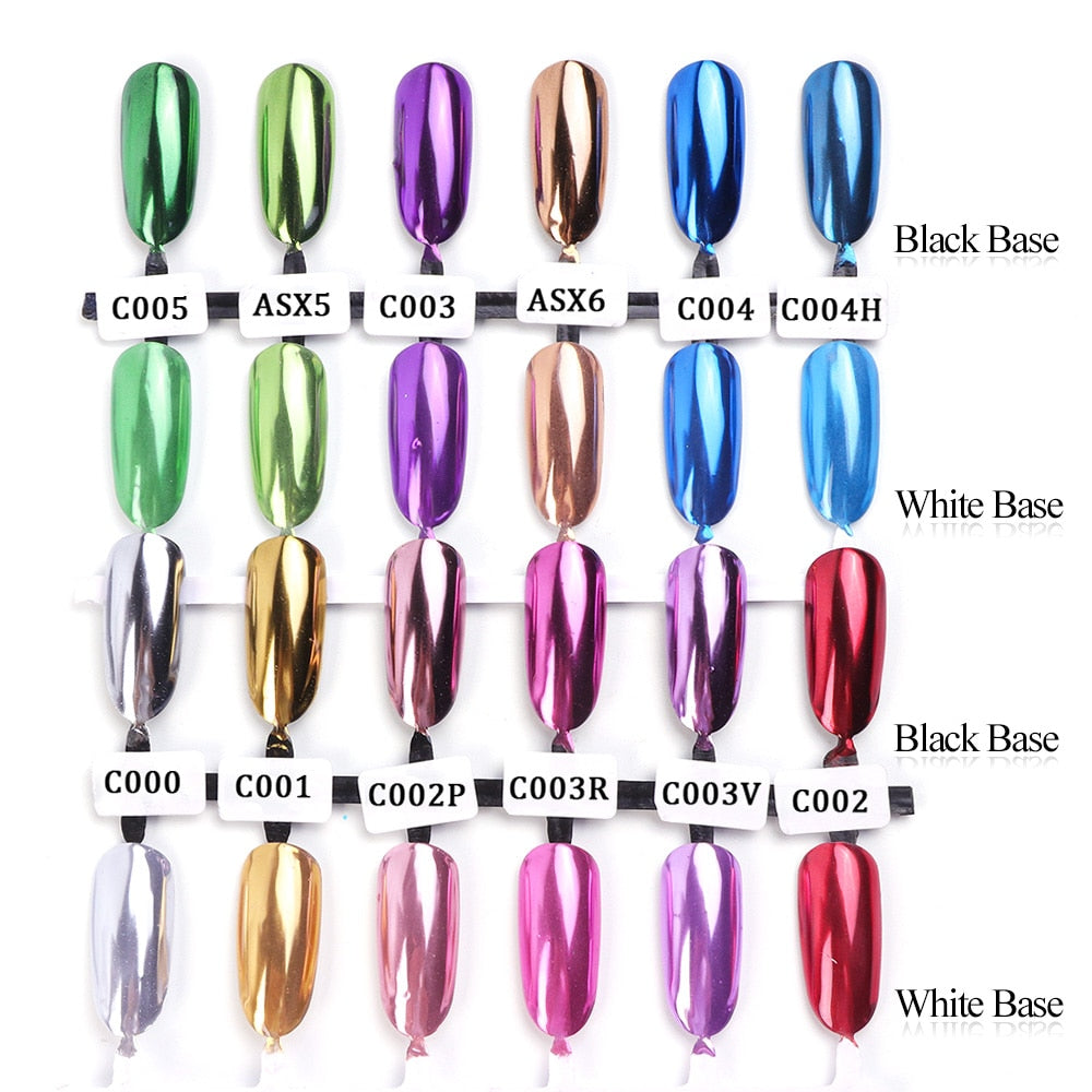 0.5g Nail Mirror Glitter Powder Metallic Color