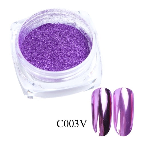 0.5g Nail Mirror Glitter Powder Metallic Color
