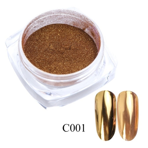 0.5g Nail Mirror Glitter Powder Metallic Color