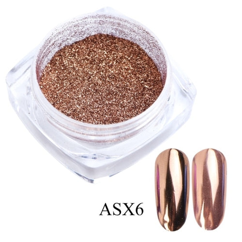 0.5g Nail Mirror Glitter Powder Metallic Color