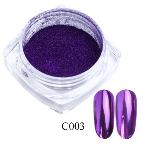 0.5g Nail Mirror Glitter Powder Metallic Color