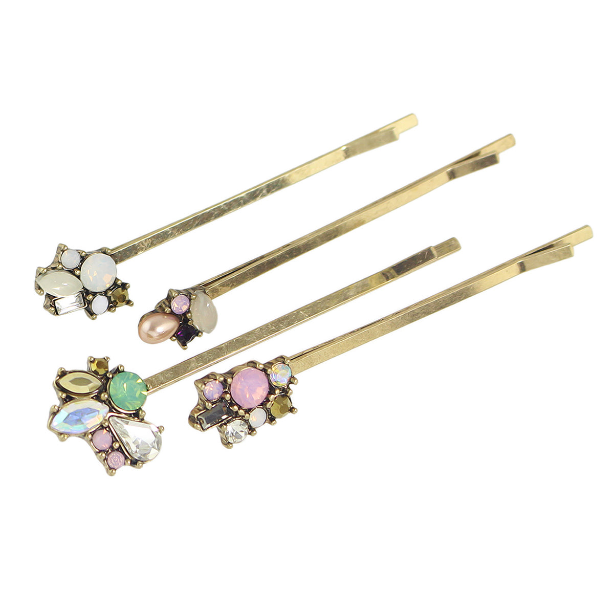 4 pcs Hair Accessories Colorful Flower Hair Clips Hair Barrettes