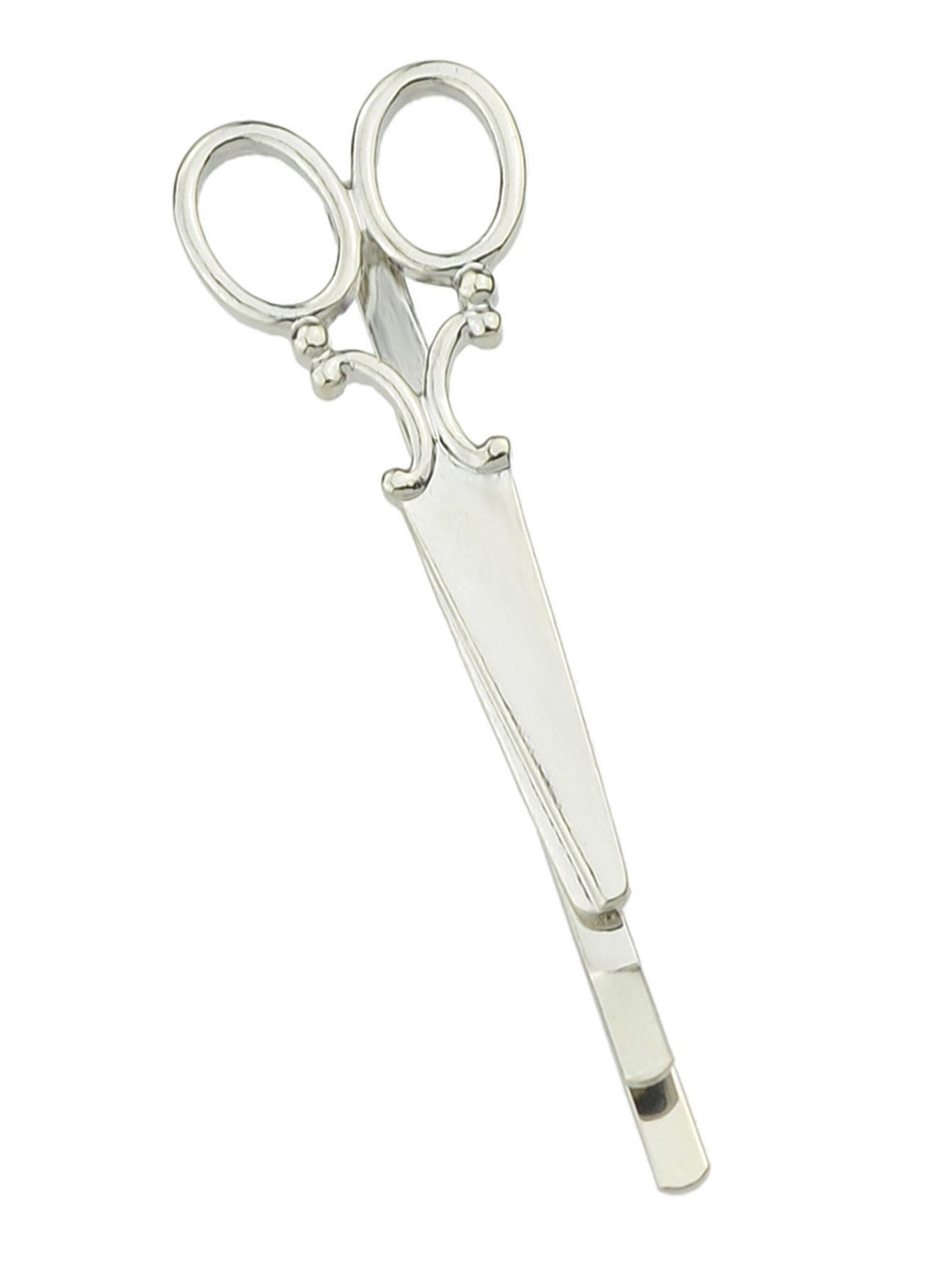 1pc Punk Gold Silver Scissors Hair Clips Barrette Women Fashion Hair