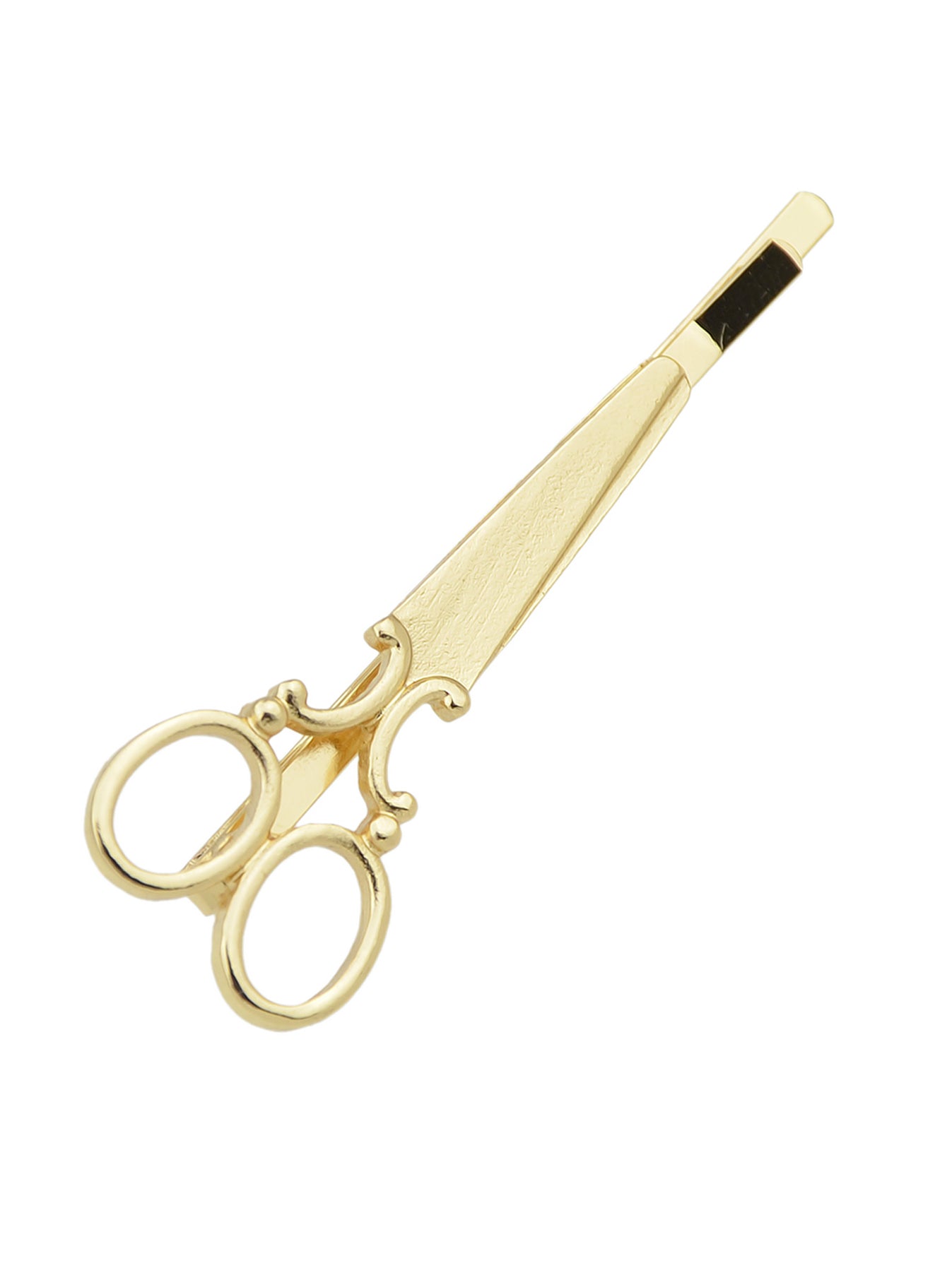 1pc Punk Gold Silver Scissors Hair Clips Barrette Women Fashion Hair