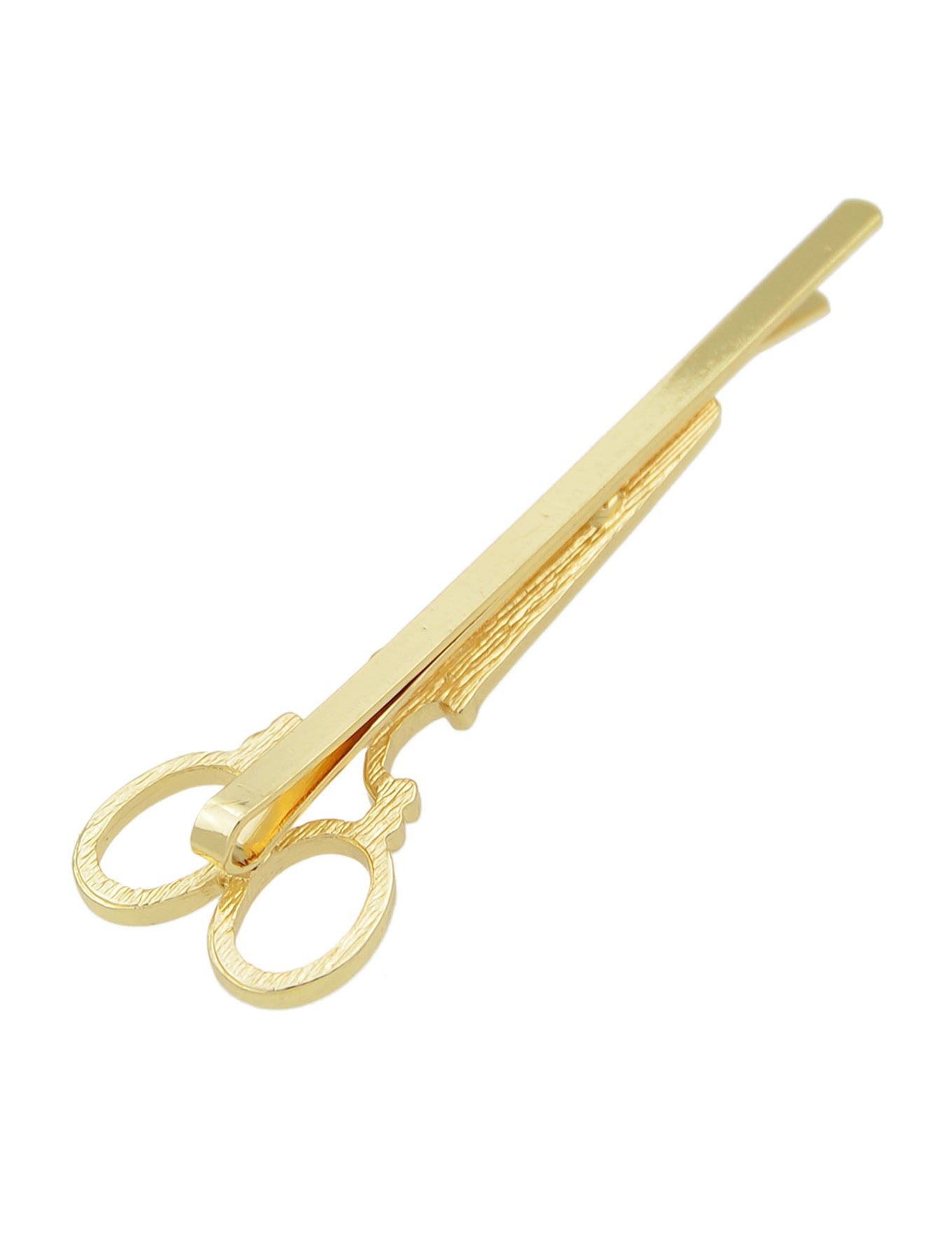 1pc Punk Gold Silver Scissors Hair Clips Barrette Women Fashion Hair