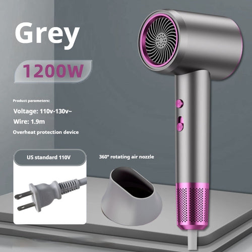 Compact Blow Dryer Salon Grade Ionic Styling Tool Fast Drying High