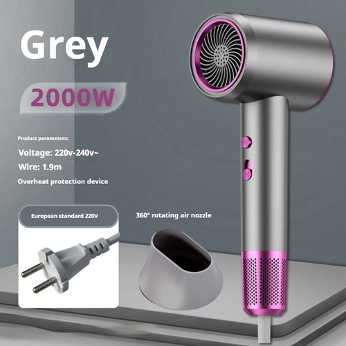 Compact Blow Dryer Salon Grade Ionic Styling Tool Fast Drying High