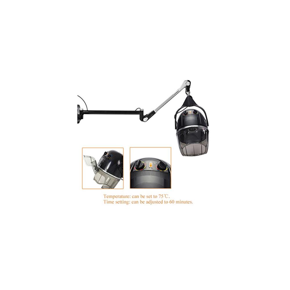 Ellie & Ruby Hanging Hooded Hair Dryer Wall Mounted Bonnet Hood Salon
