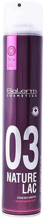 Salerm Pro Line 03 Nature Lac Strong Hold Hairspray 12 oz