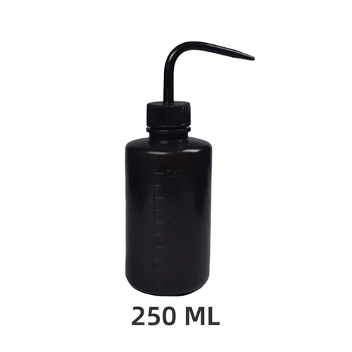 250/500ml Eyelash Cleaning Washing Bottle Curved Spout Cleaner