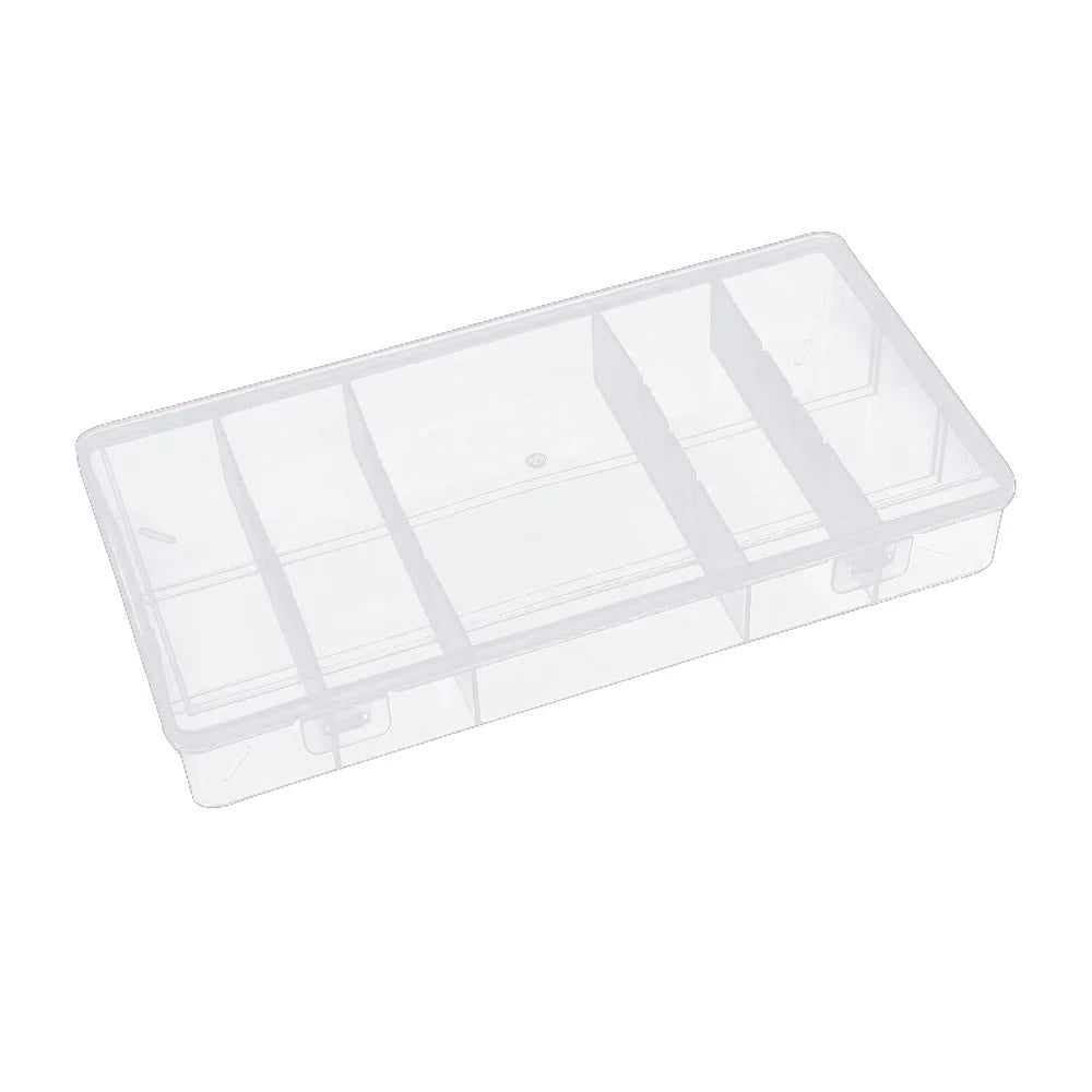 1PCS Transparent with Cover Rectangle Vertical 5 Grid Eyelash