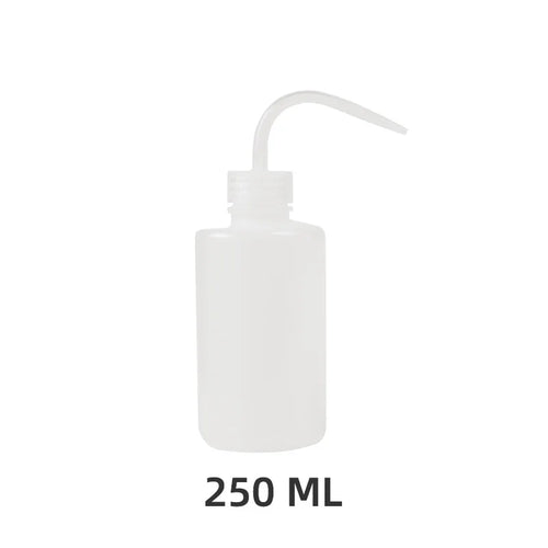 250/500ml Eyelash Cleaning Washing Bottle Curved Spout Cleaner