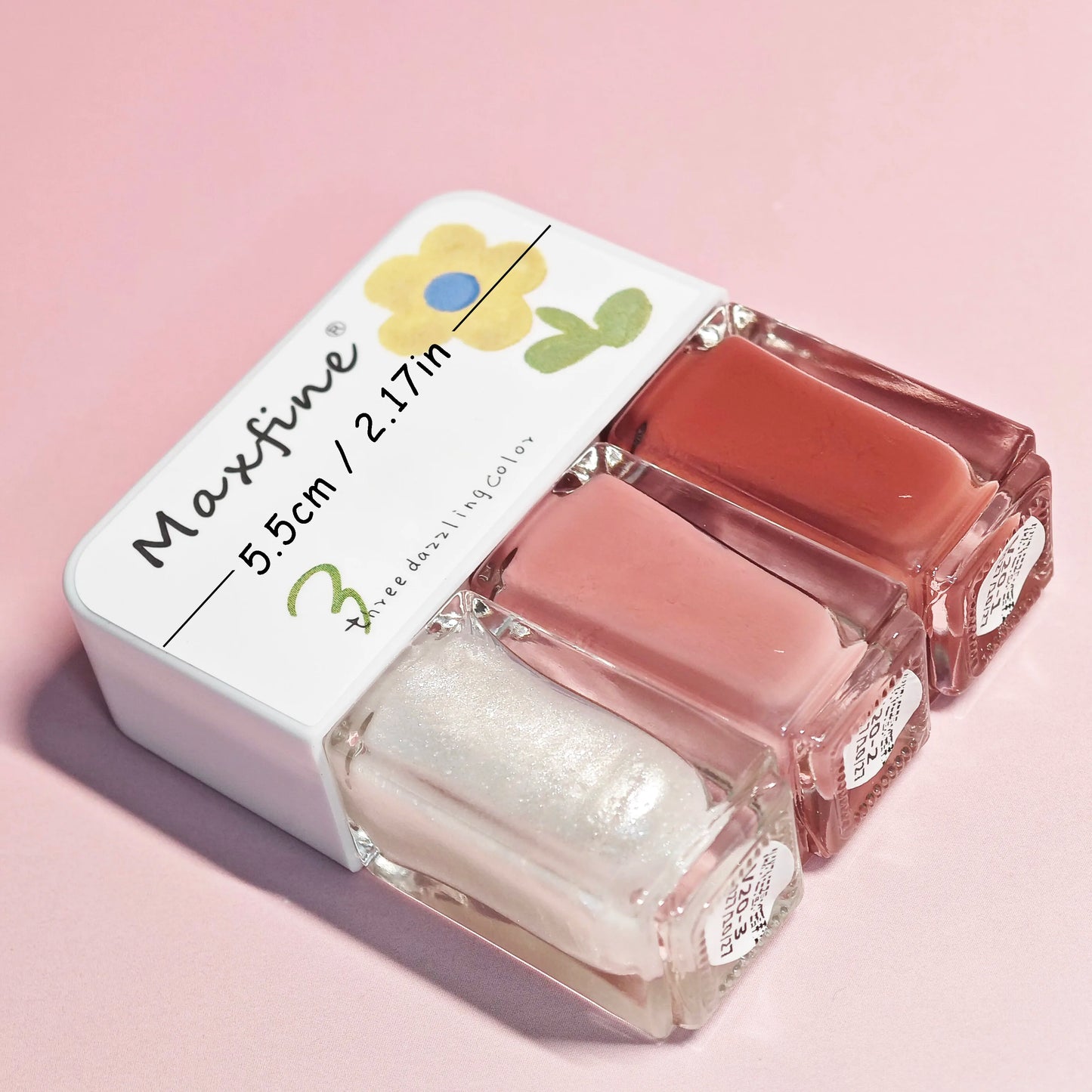 V20 Moon And Sixpence Set of 3 No-Bake Water-Based Nail Polishe Easy