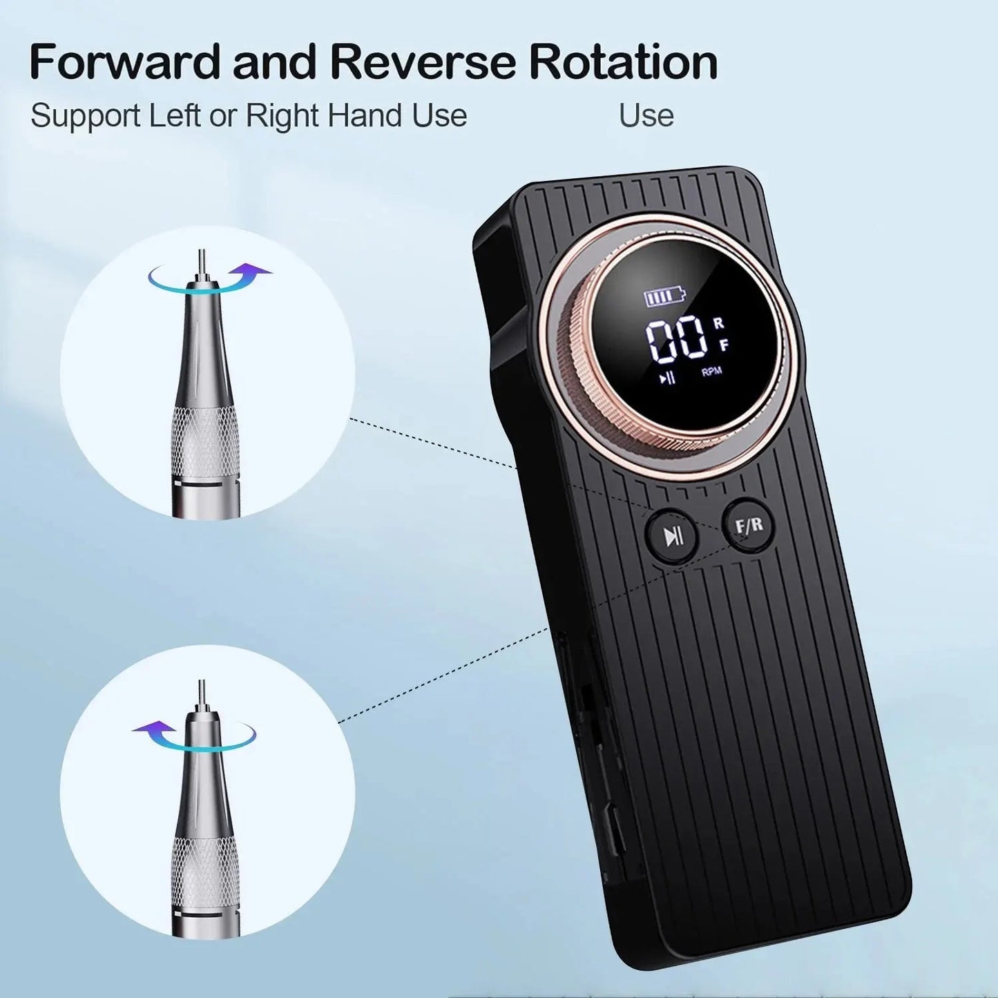 35000RPM Nail Drill Machine Electric Portable Nail File Rechargeable