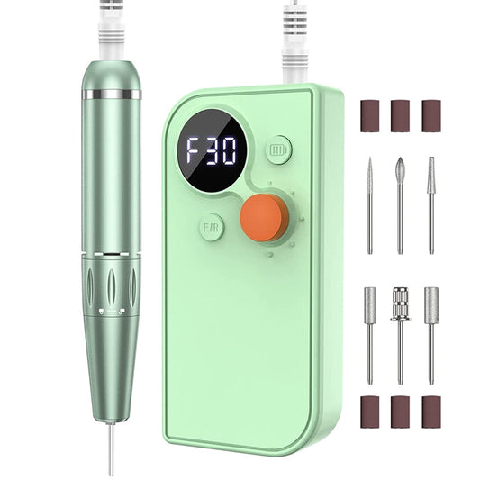 Portable Nail Drill Pen Polisher Rechargeable Electric Nail Drill