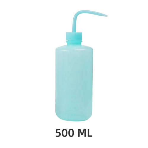 250/500ml Eyelash Cleaning Washing Bottle Curved Spout Cleaner