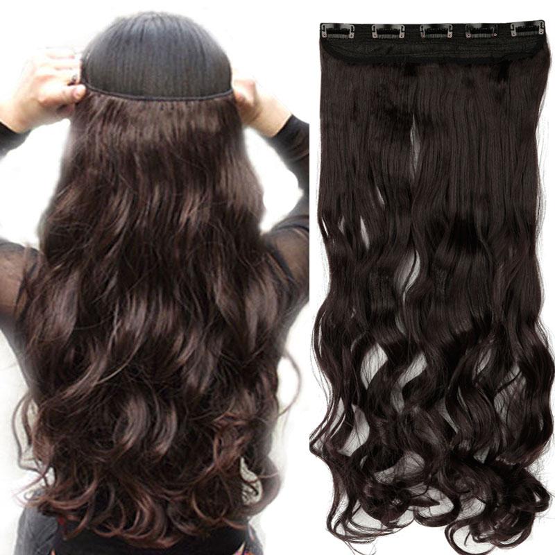 Hot Selling 20inches Invisible Wire No Clips in Hair Extensions Secret